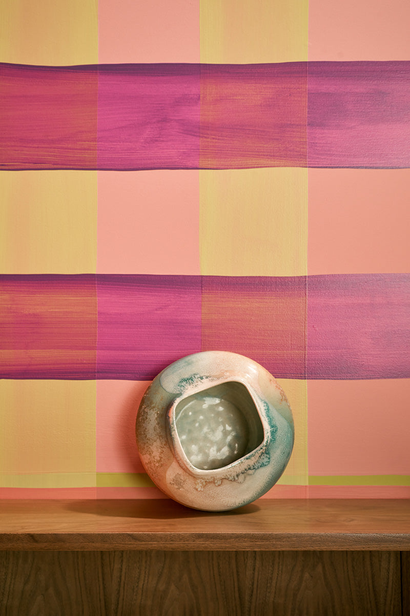 Tony Evans Ceramic Raku Vase