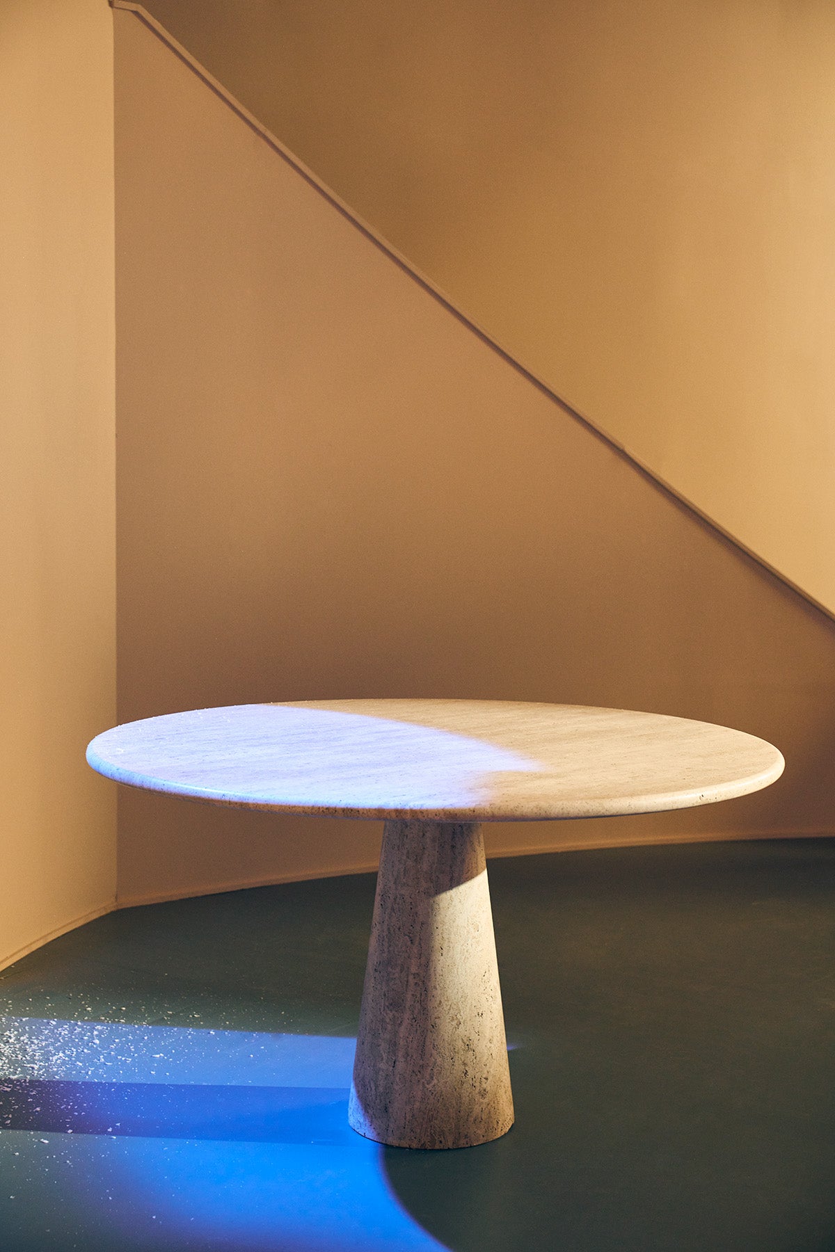 1970's Travertine Dining Table