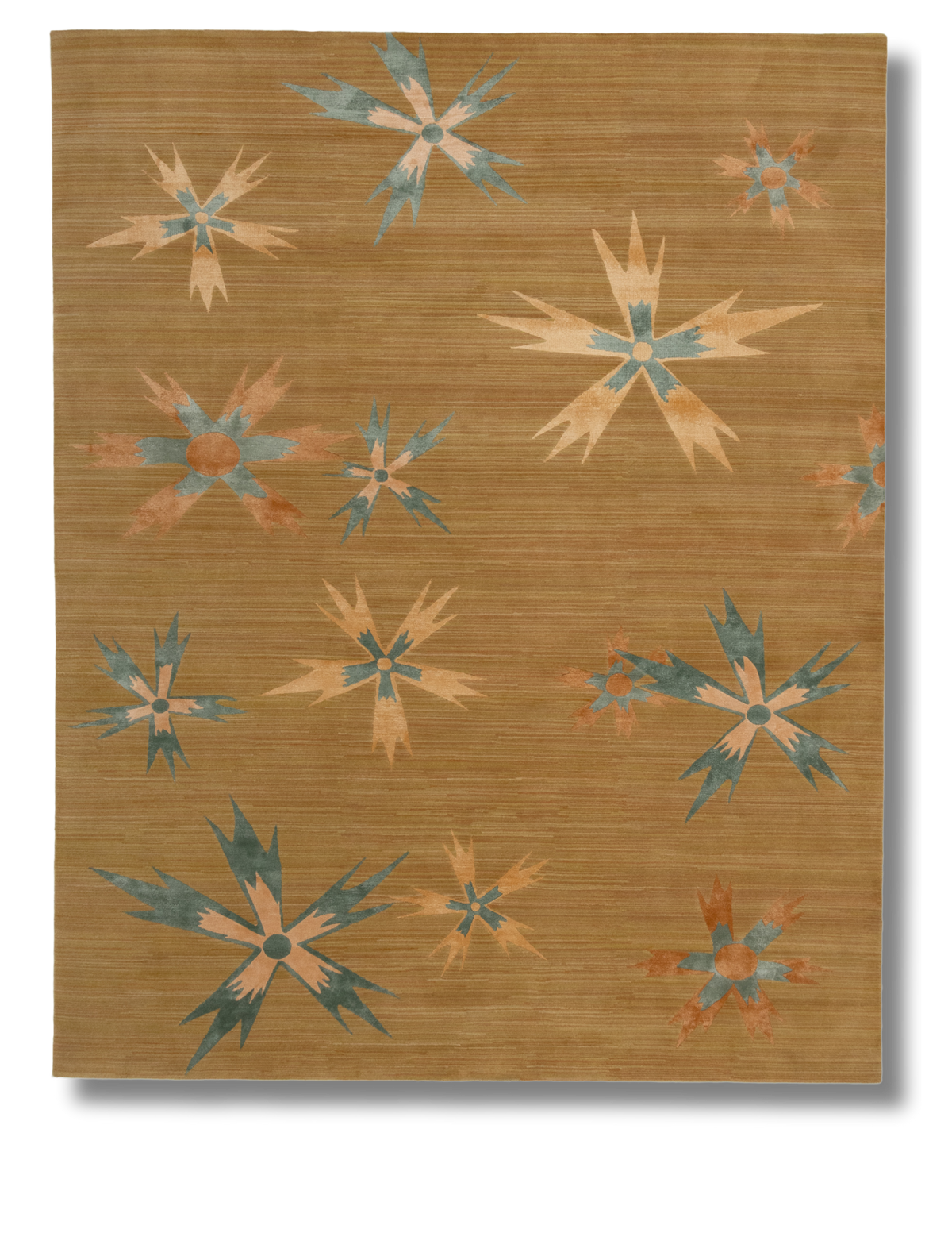 The Celeste, wool & silk in 8' X 10'