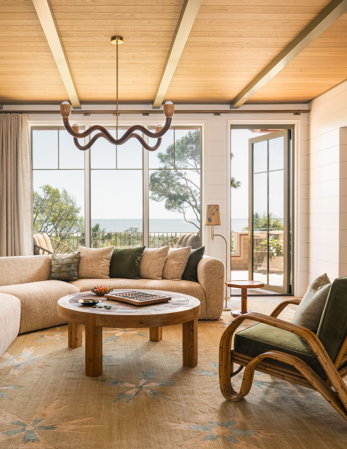 The Celeste, wool & silk in 8' X 10'