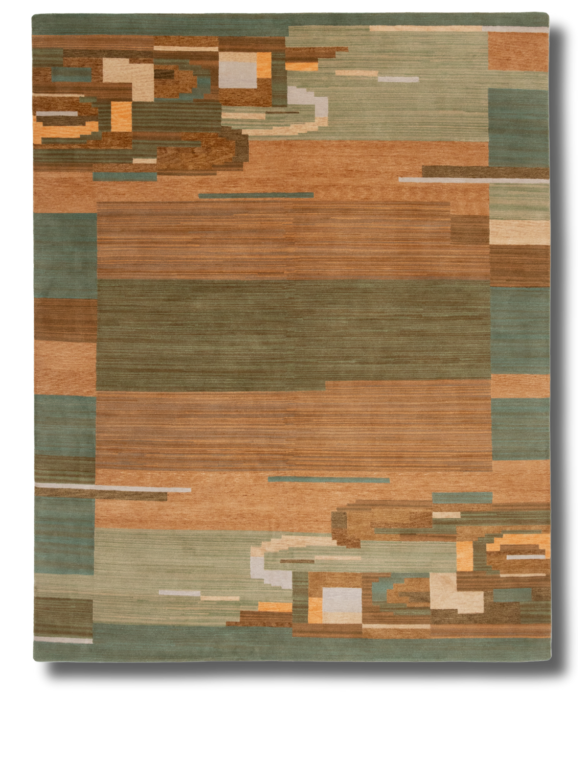 The Ulla, Wool & Silk in 8' X 10'