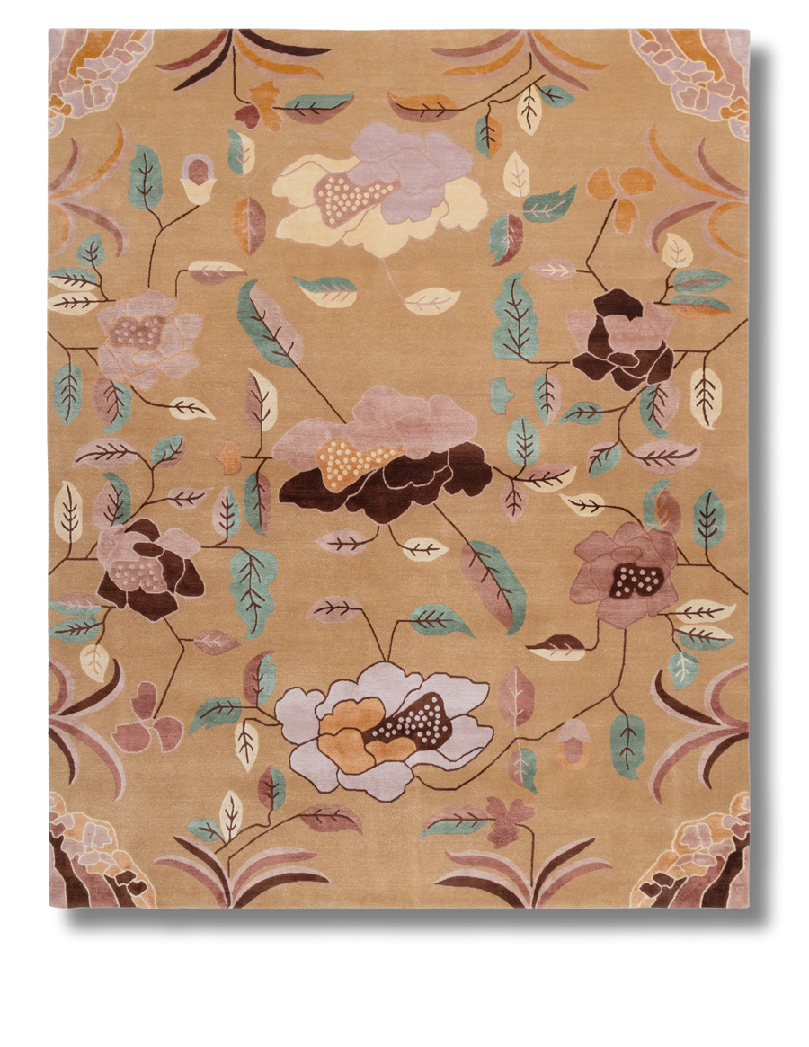The Magnolia, Wool & Silk in 8' X 10'