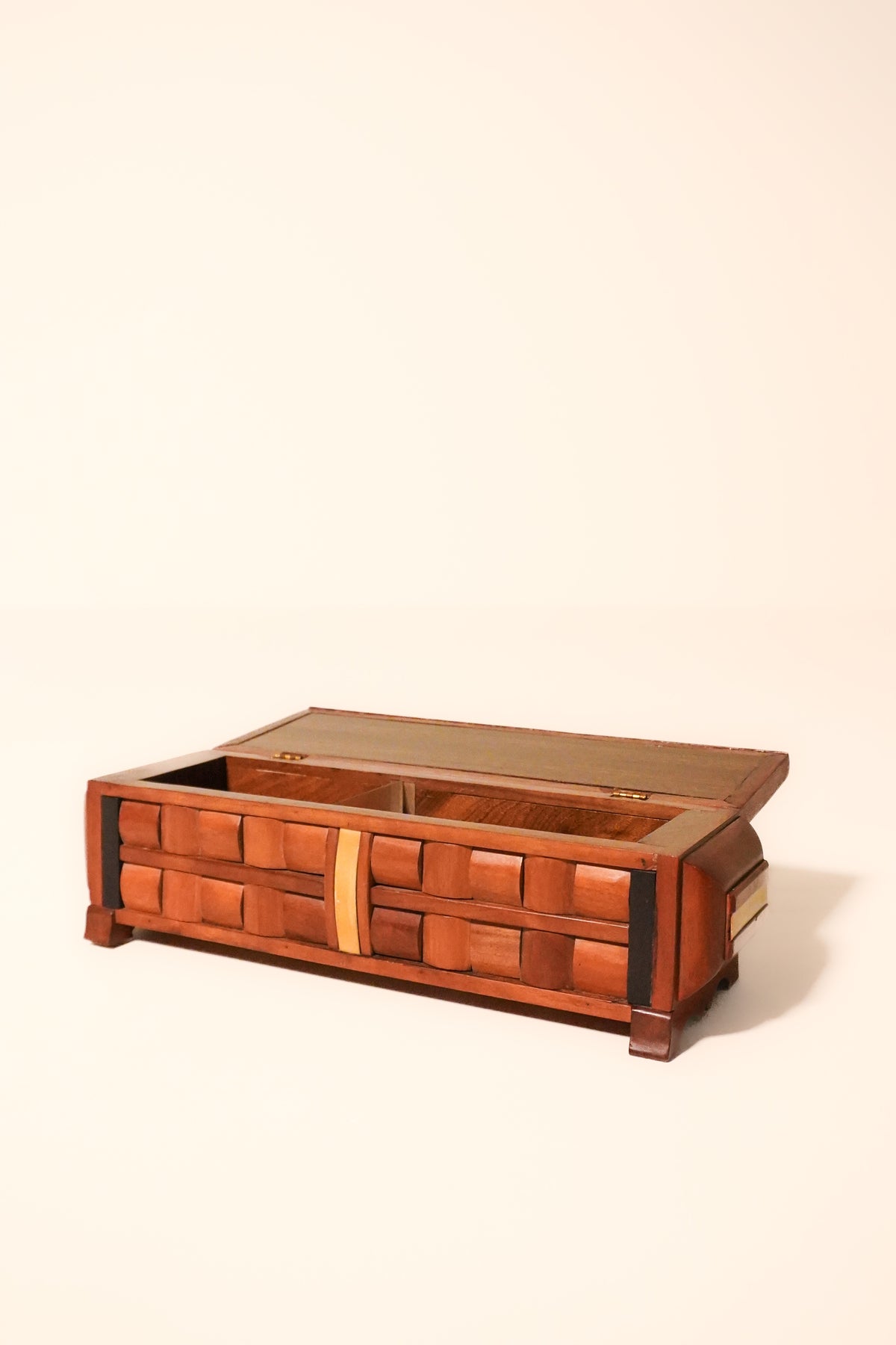 Mid-Century Crafted Wood Box