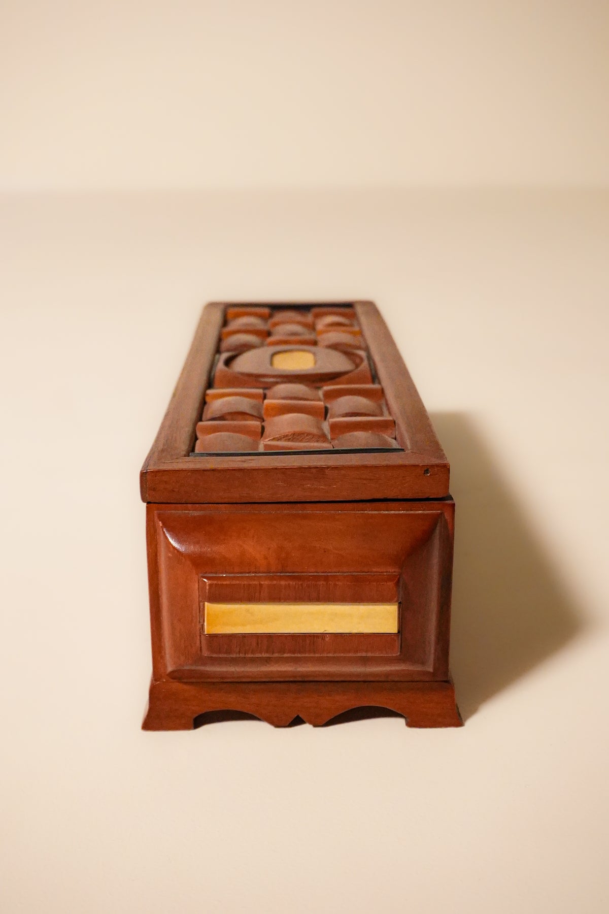 Mid-Century Crafted Wood Box