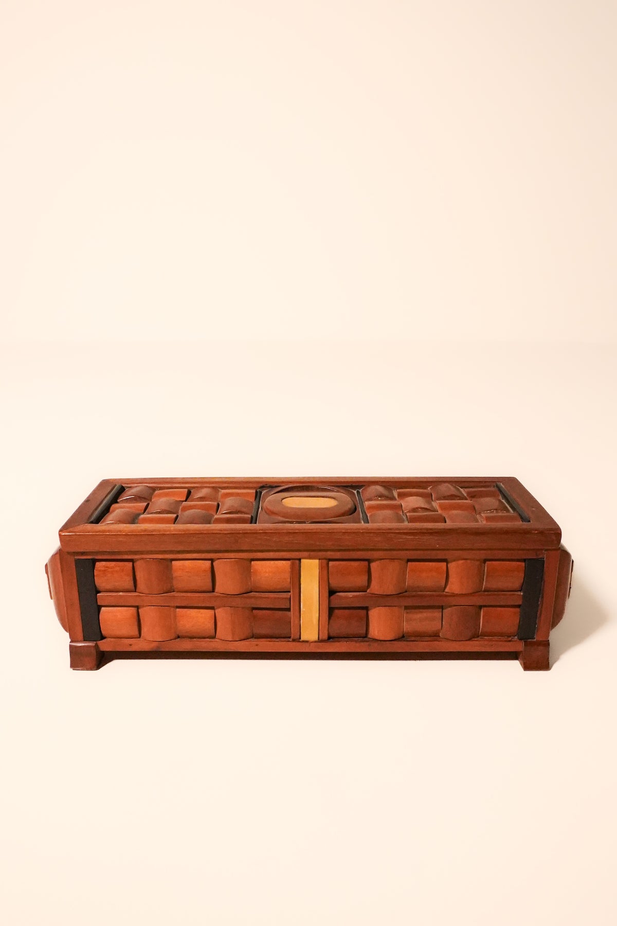 Mid-Century Crafted Wood Box