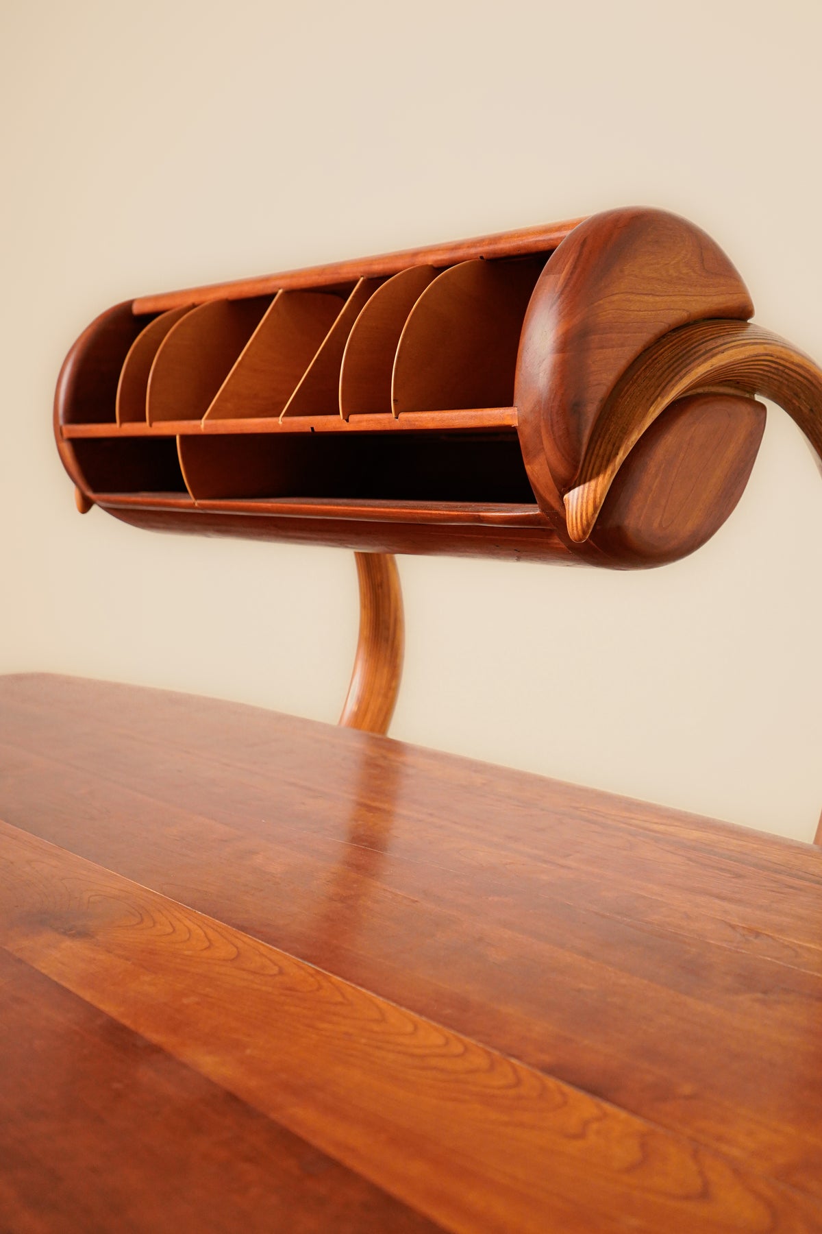 American Designer, Studio Craft Walnut Desk — 1970s