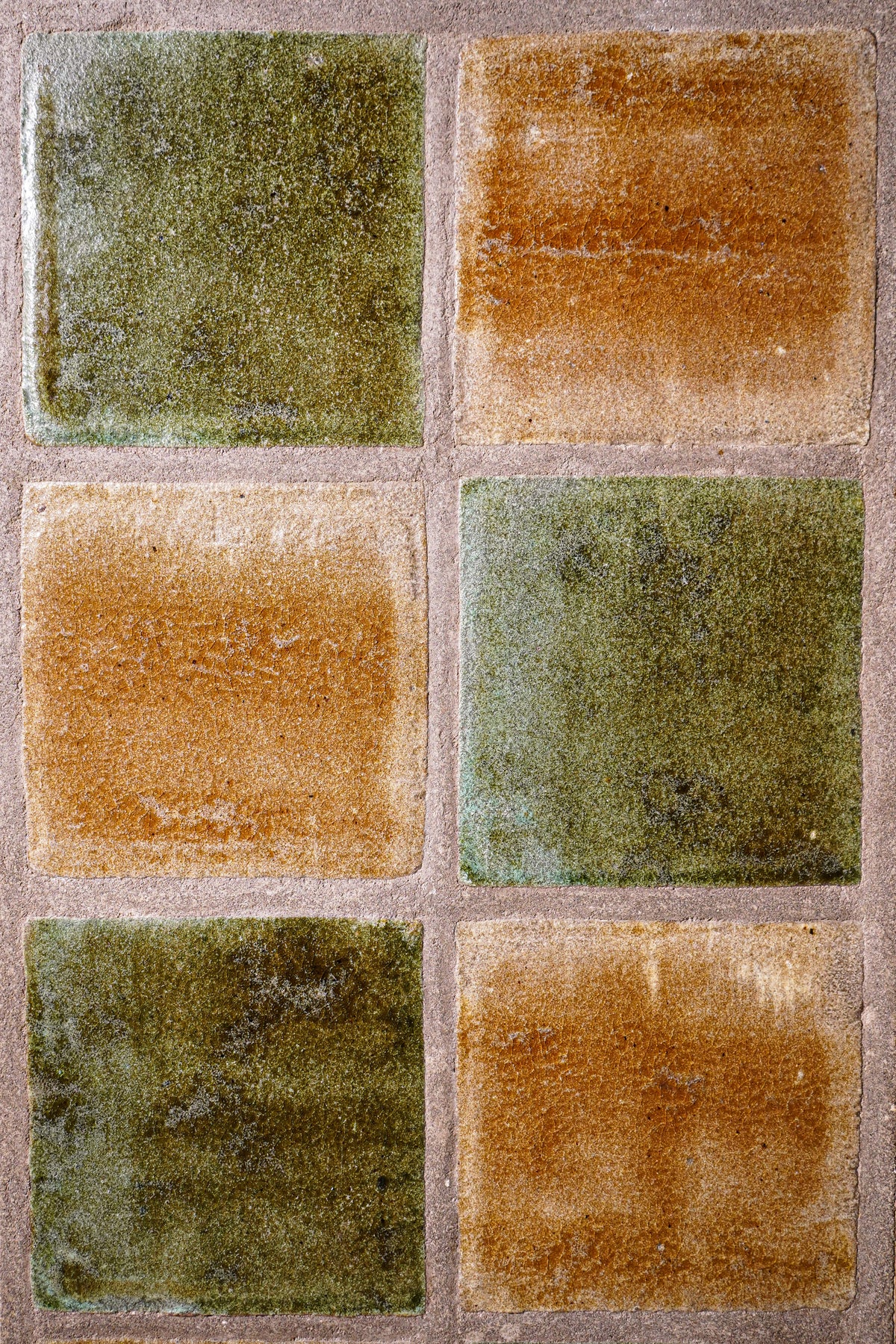 Oak & Stoneware Coffee Table, California, 1963
