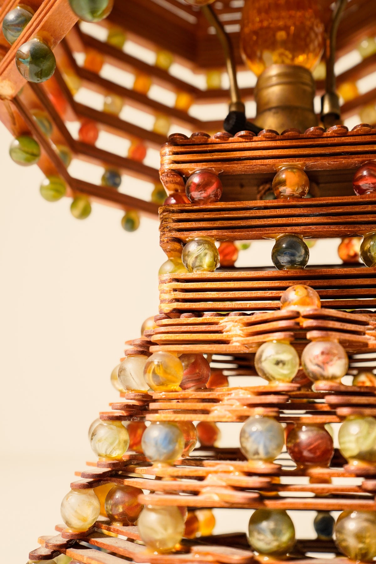 American Folk Art Lamp