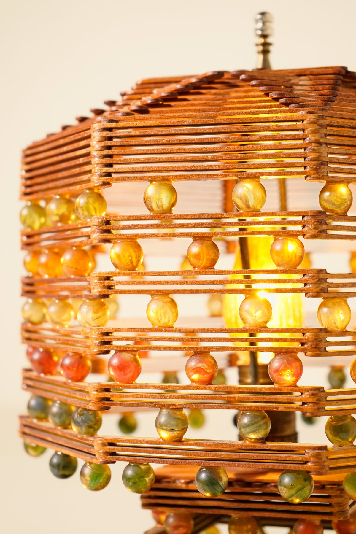 American Folk Art Lamp