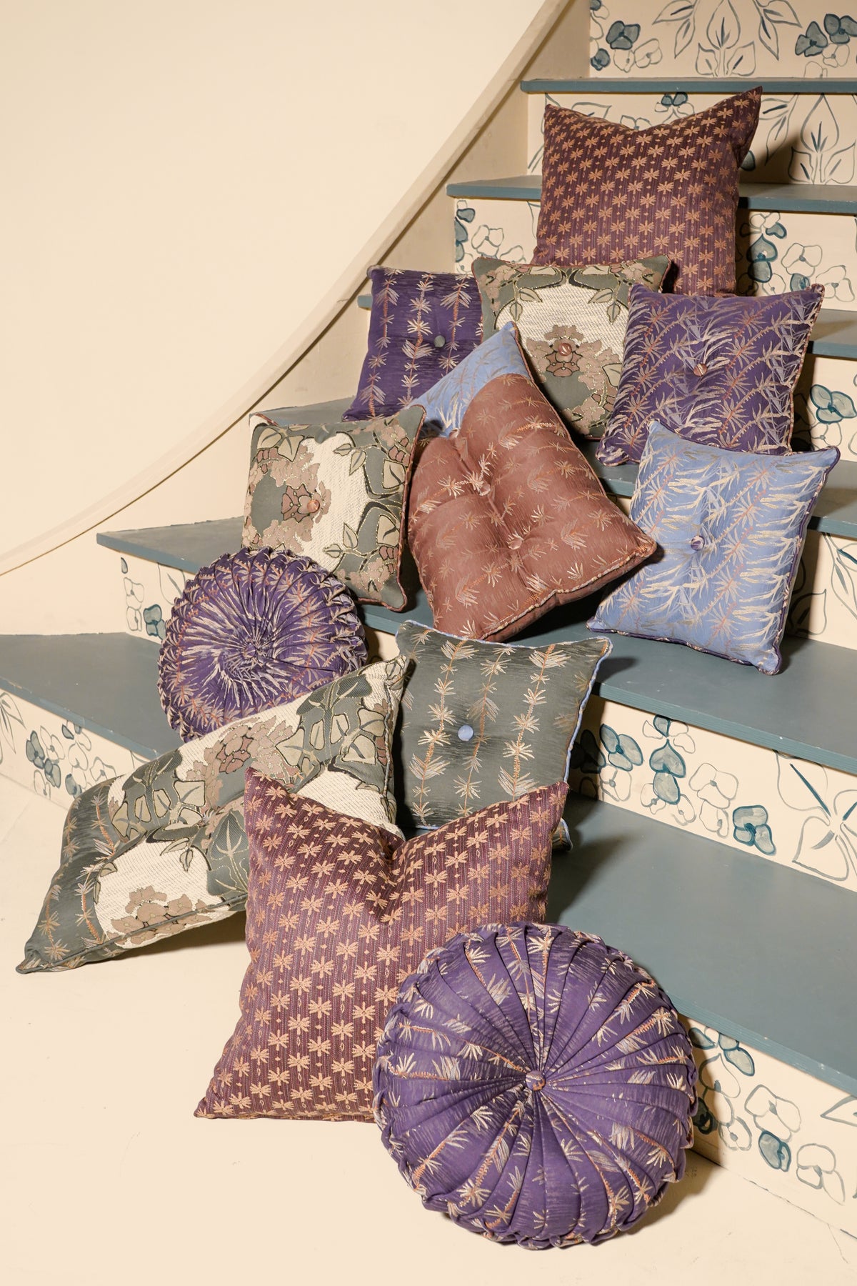 Harwood House Pillows — Lei (Plum)