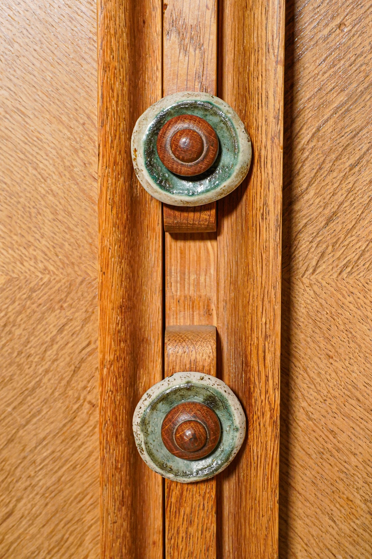 Oak Cabinet by Guillerme et Chambron — France 1950