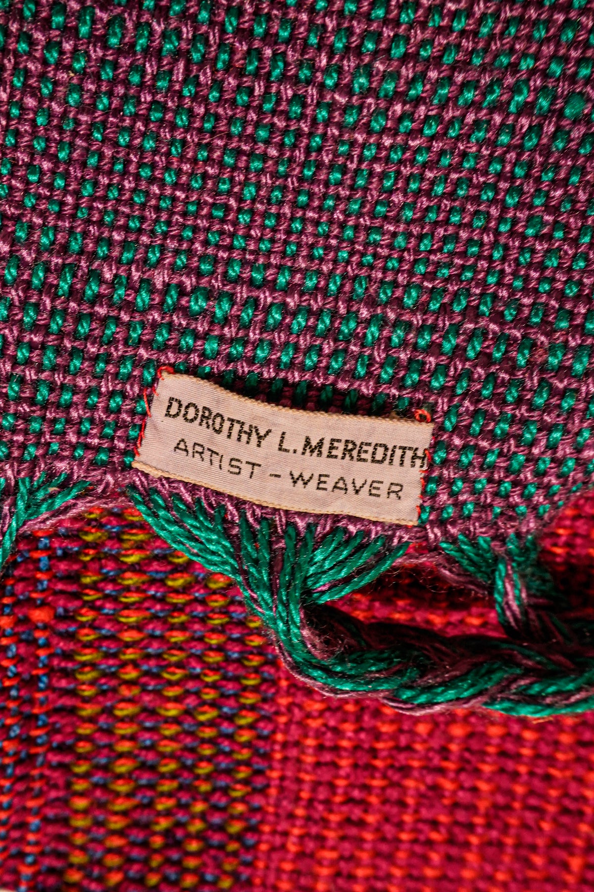 Space Banner Tapestry — Dorothy Meredith circa 1975