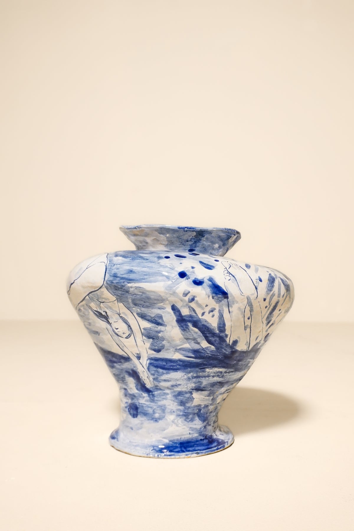 Sachi Moskowitz — Diving Girl Vase, 2025