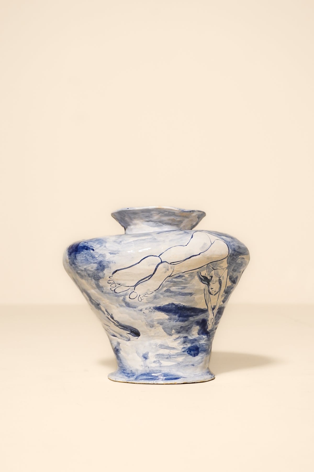 Sachi Moskowitz — Diving Girl Vase, 2025