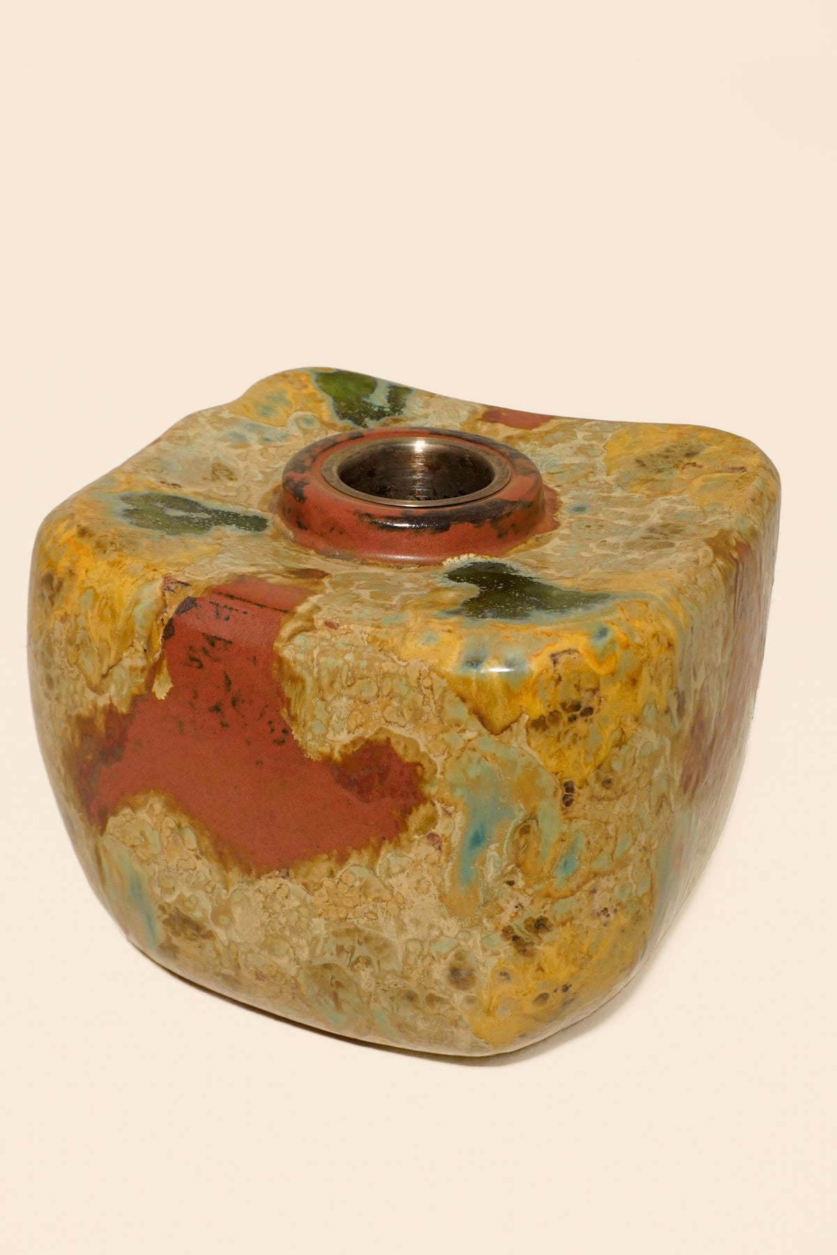 Japanese Ikebana Pottery Vessel