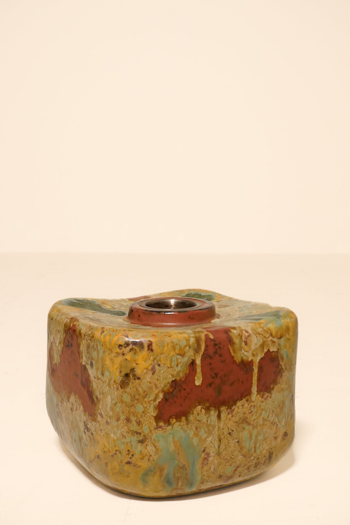 Japanese Ikebana Pottery Vessel