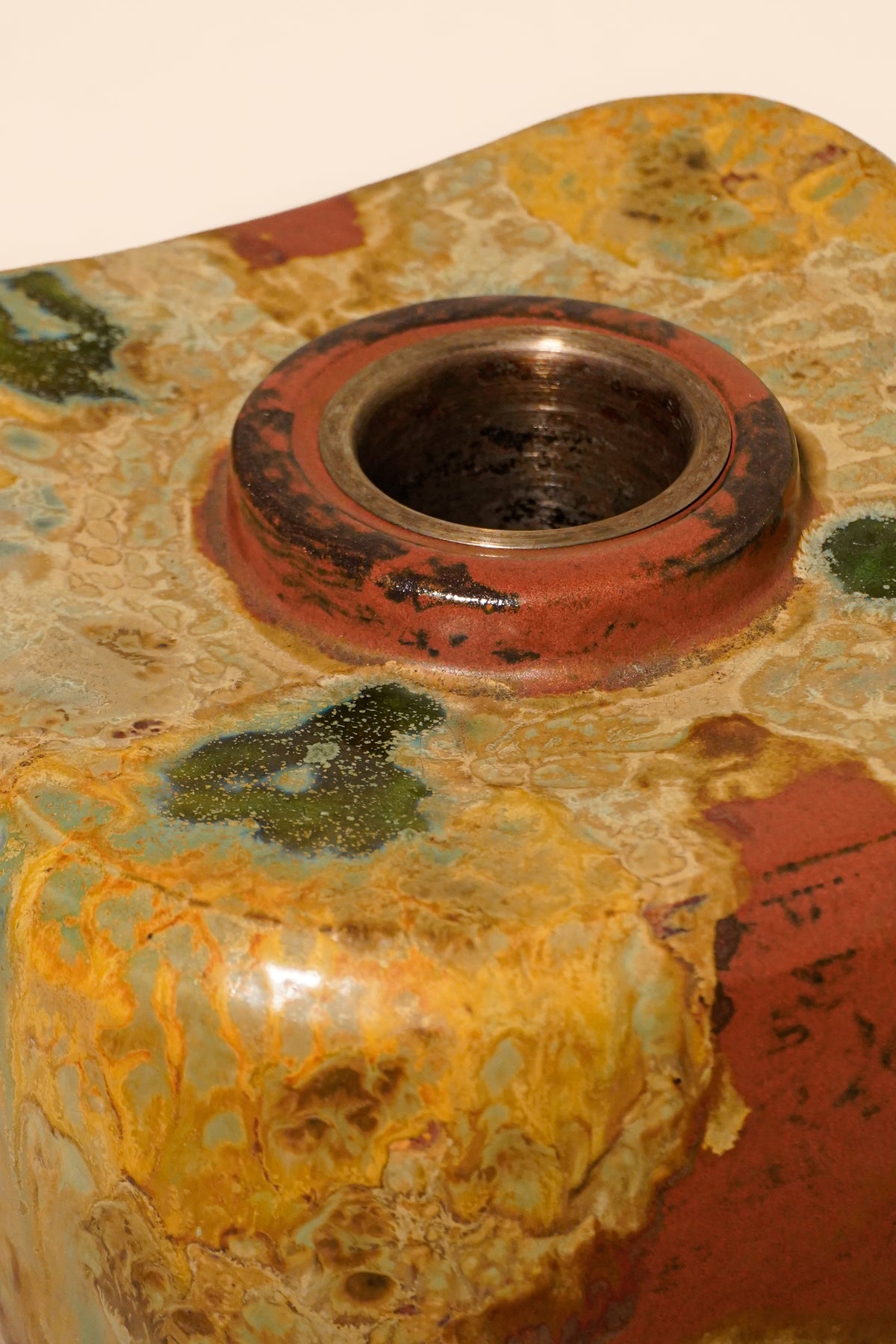 Japanese Ikebana Pottery Vessel