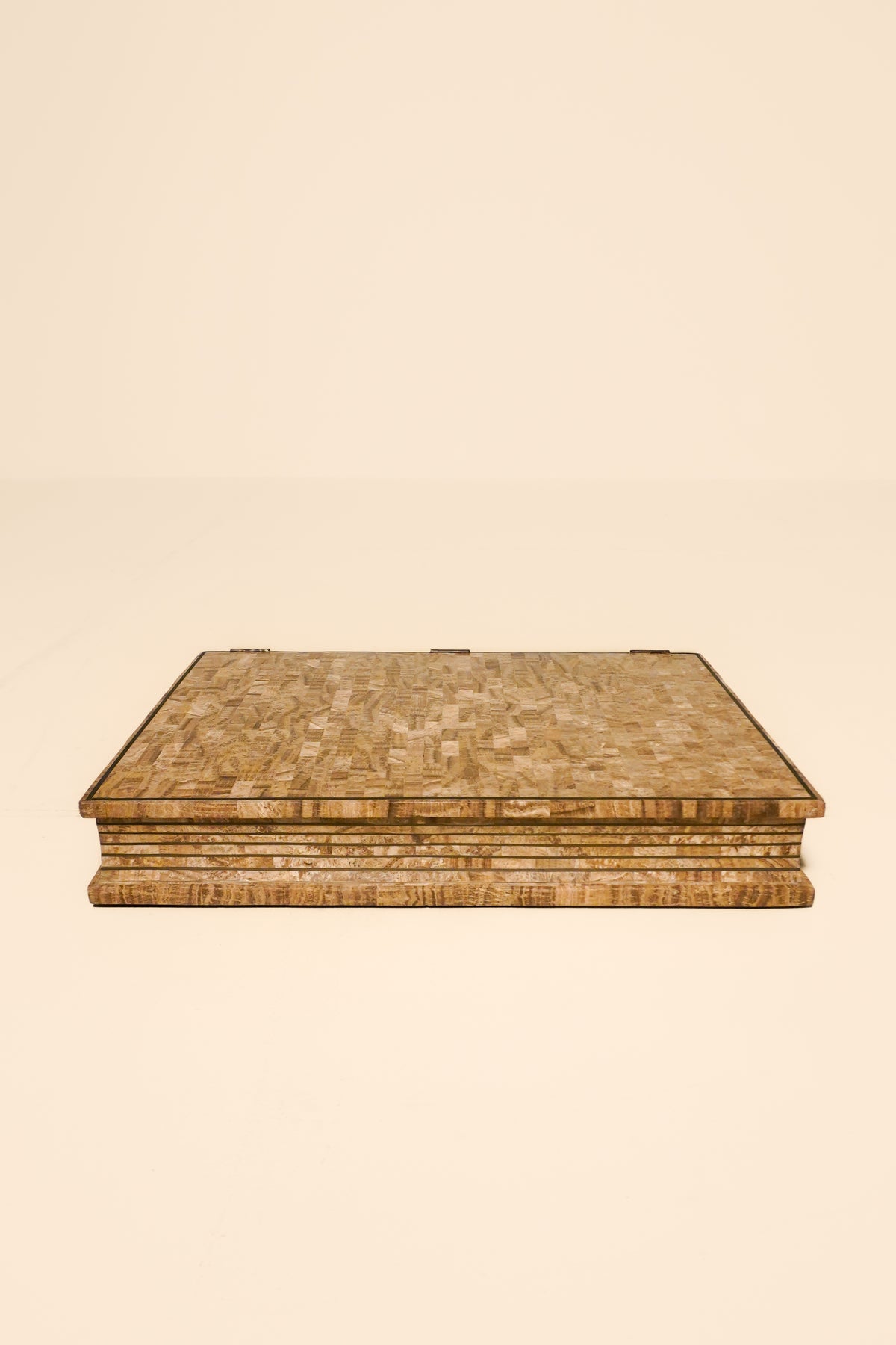 Tessellated Marble Book-Form Box by Maitland-Smith