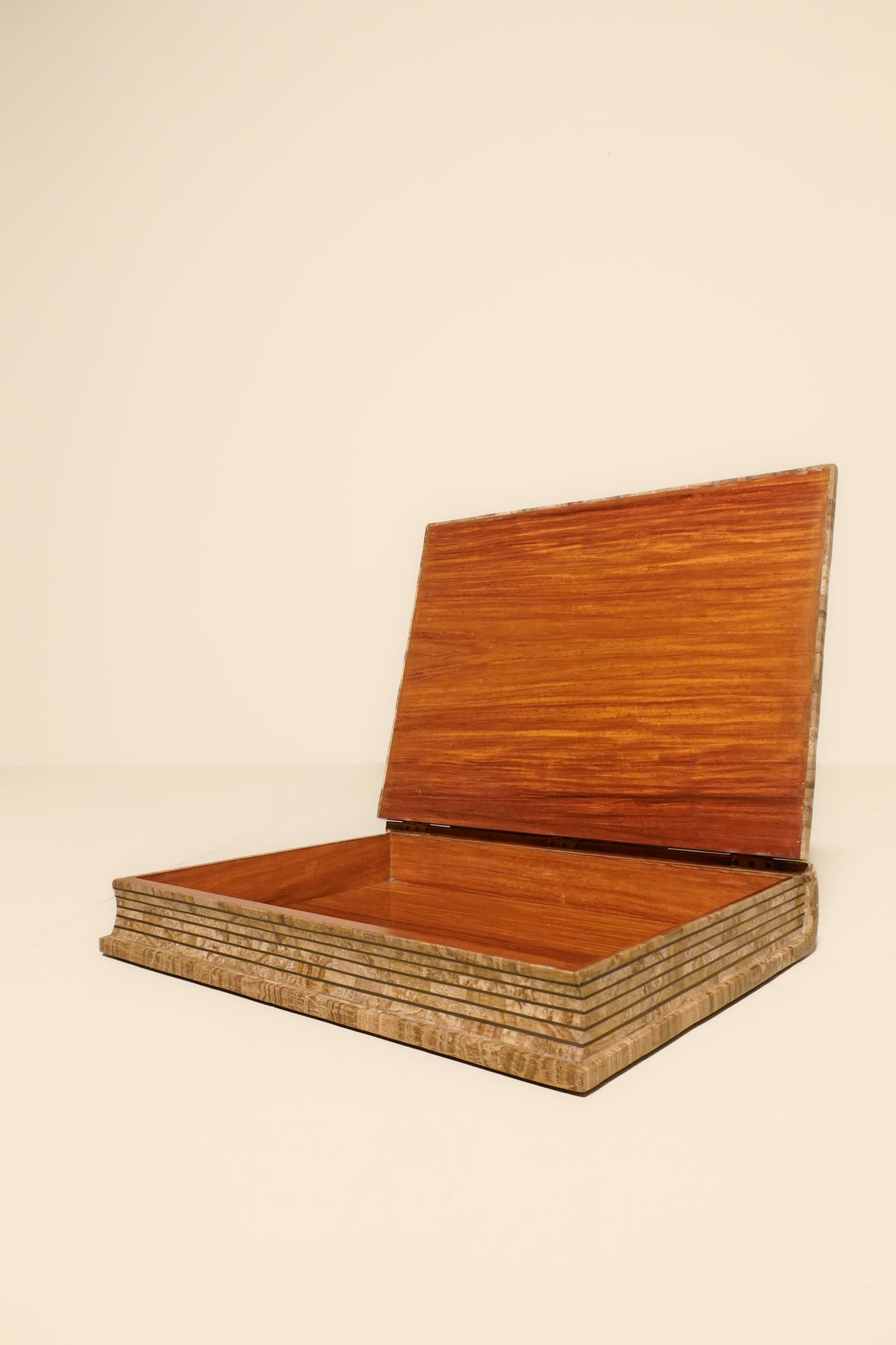 Tessellated Marble Book-Form Box by Maitland-Smith