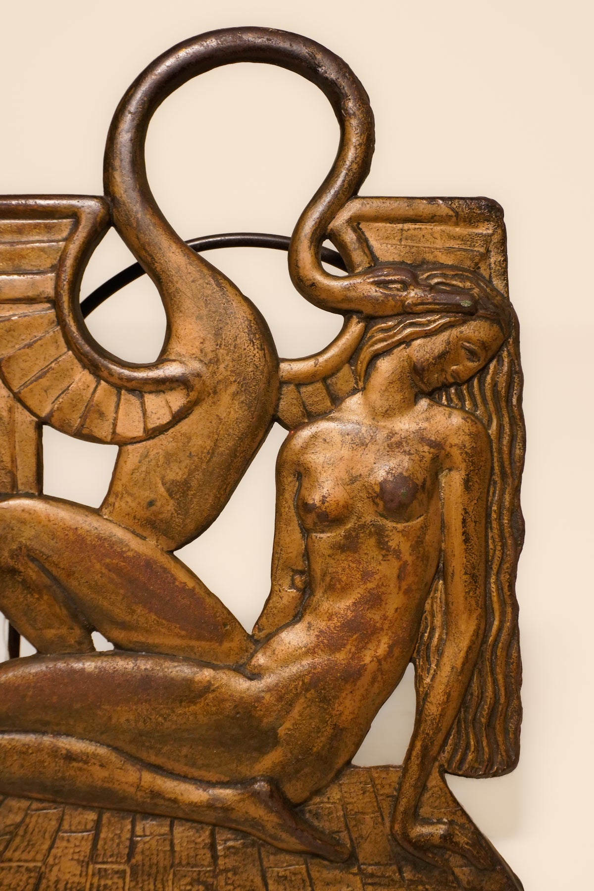 Art Deco Figural Magazine Rack — 20th Century