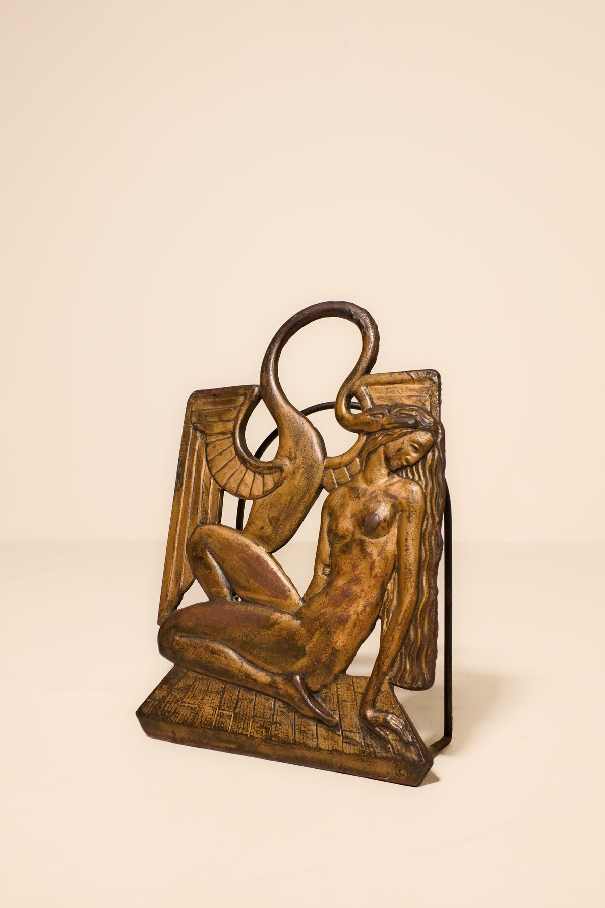 Art Deco Figural Magazine Rack — 20th Century