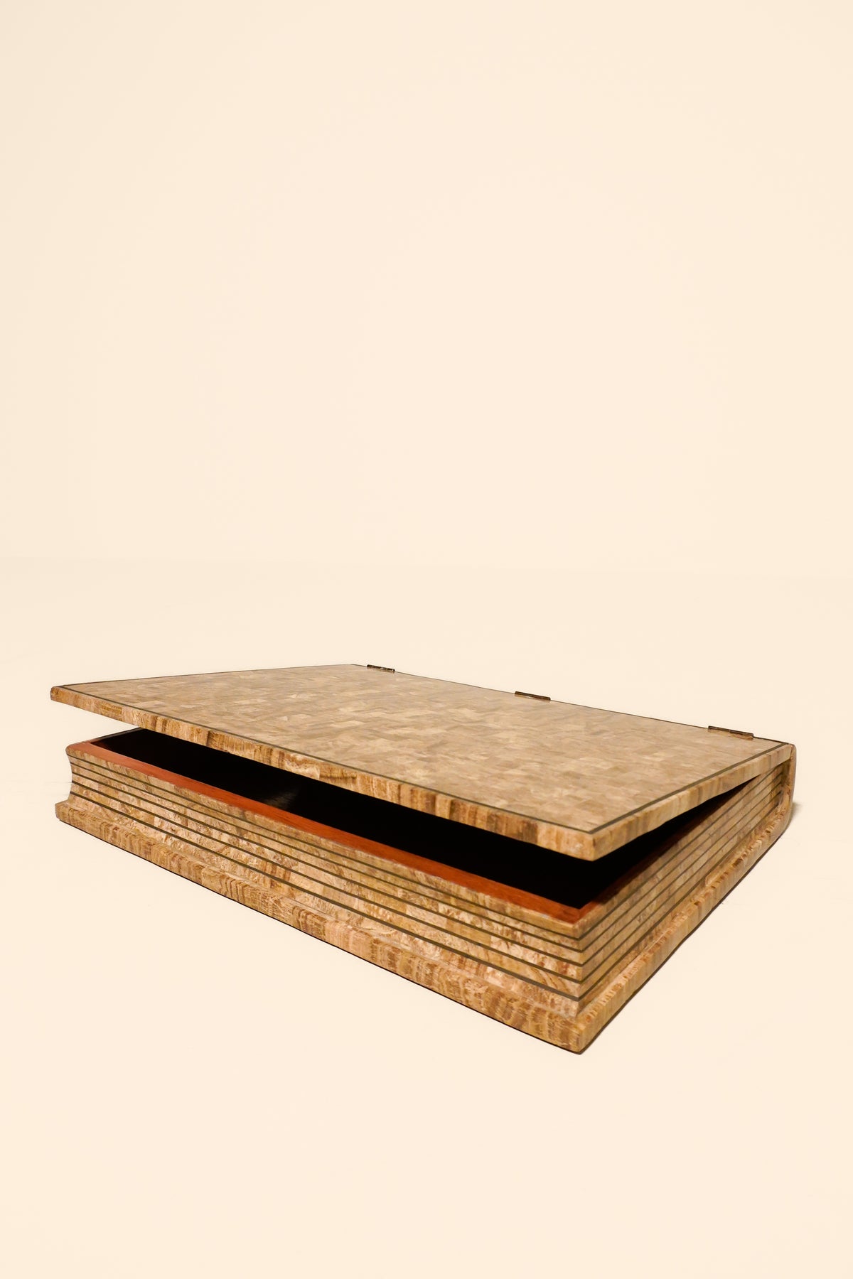 Tessellated Marble Book-Form Box by Maitland-Smith