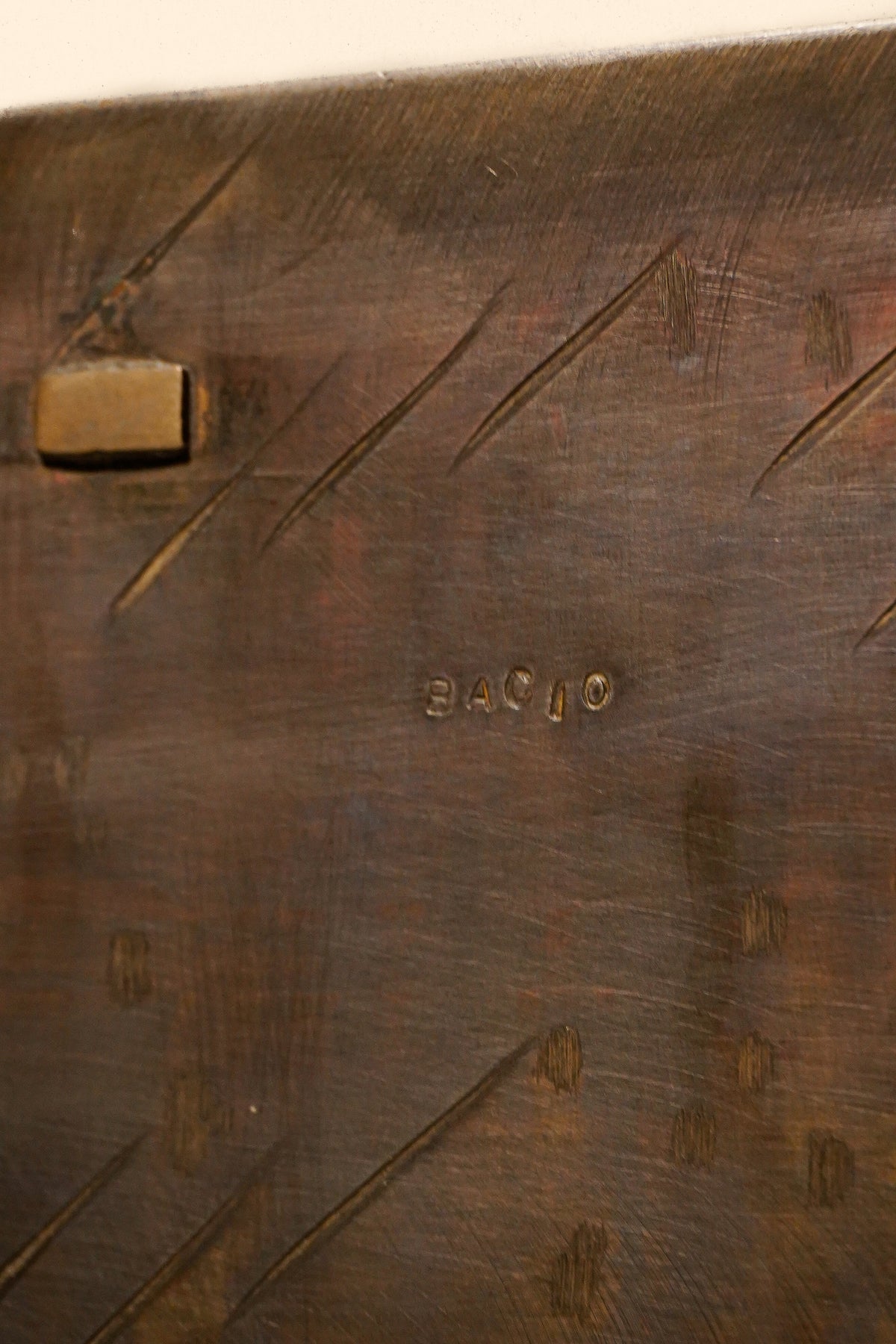 Gary Magakis Bronze Sculptural Side Table — USA