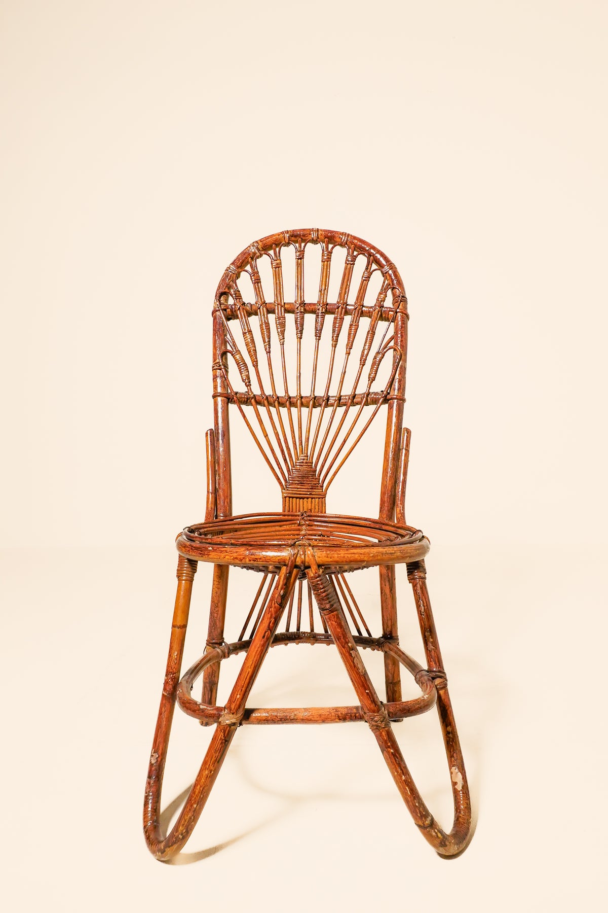 Pair of Bamboo and Rattan Chairs, Rohé Noordwolde — circa 1950's