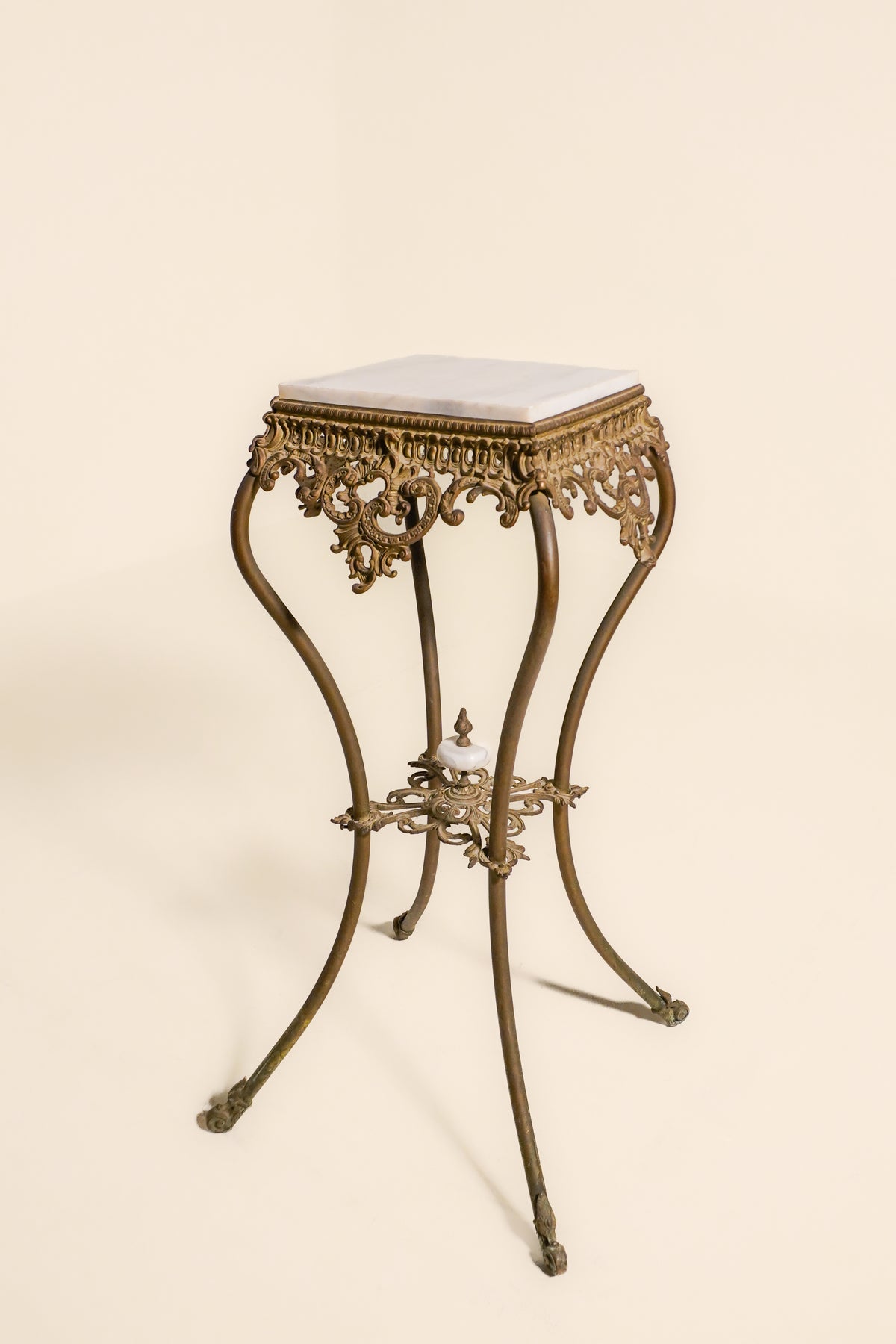 Pair of Victorian Gilt-Bronze Stands — France, 1890s