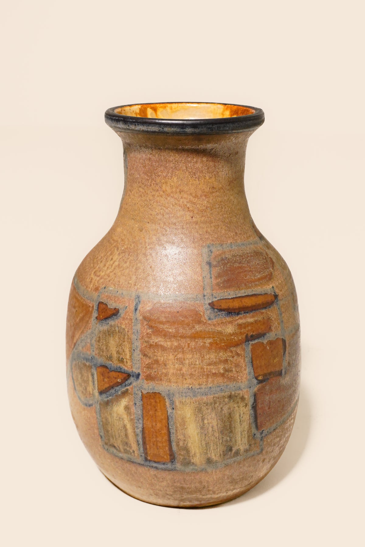 Bessone Stoneware Vase  — France