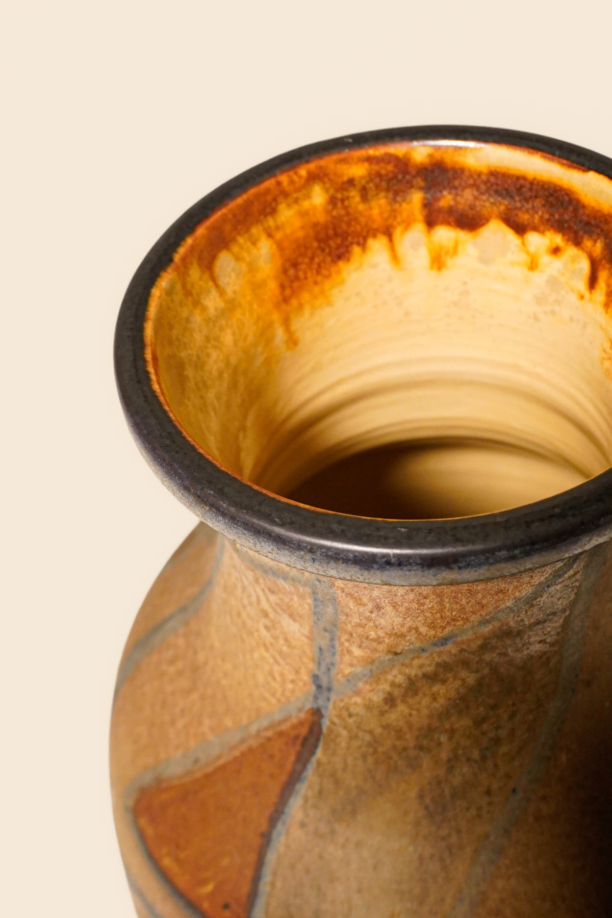 Bessone Stoneware Vase  — France