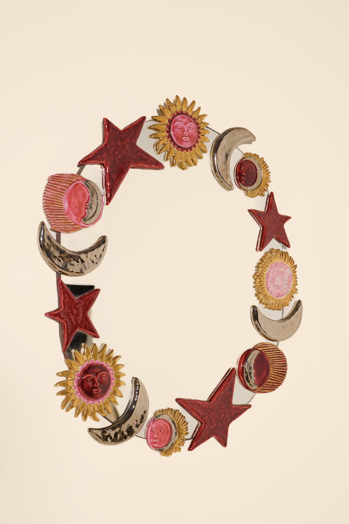 Marion de Crécy Sunburst Mirror — France 1980s