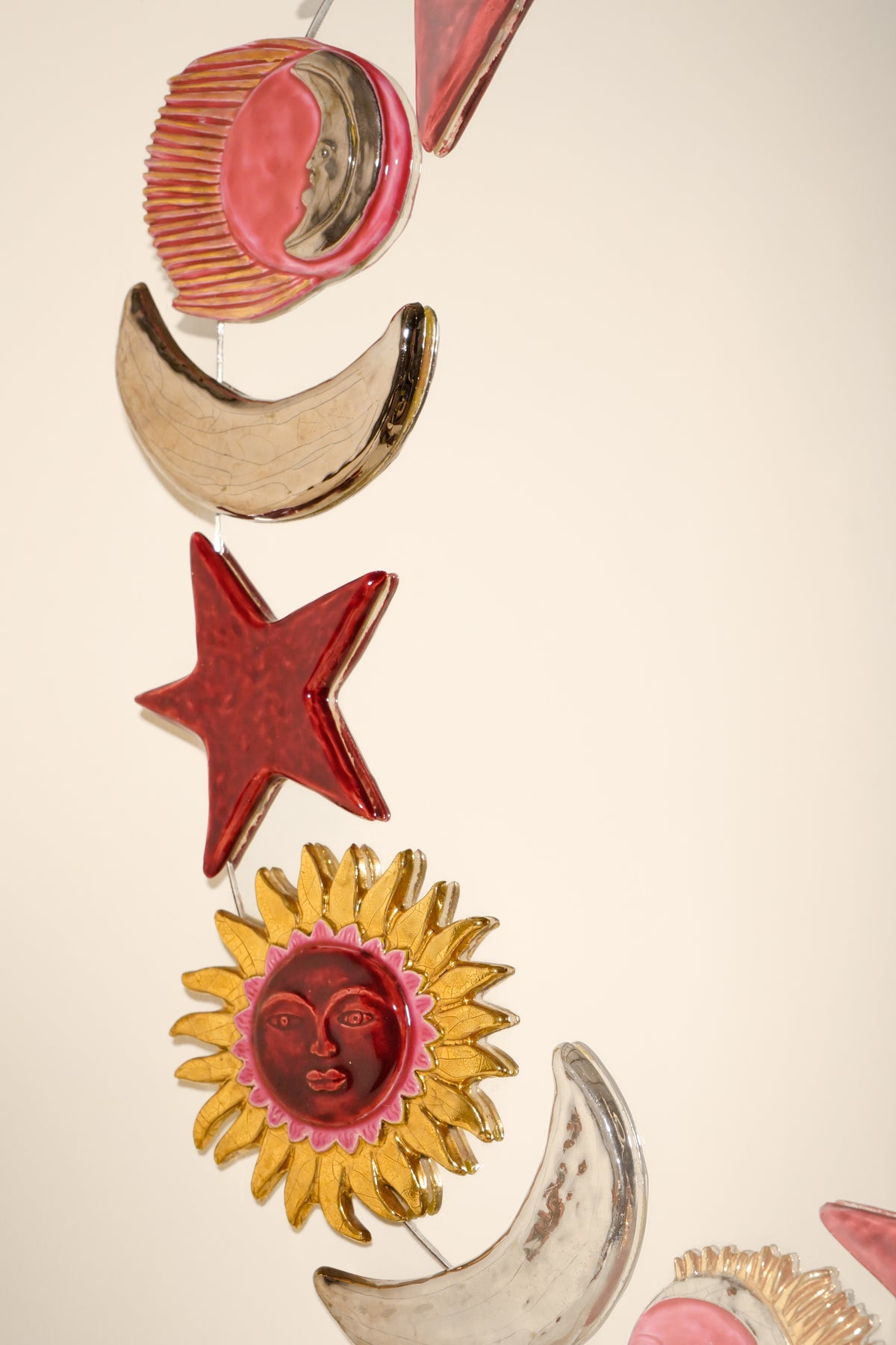 Marion de Crécy Sunburst Mirror — France 1980s