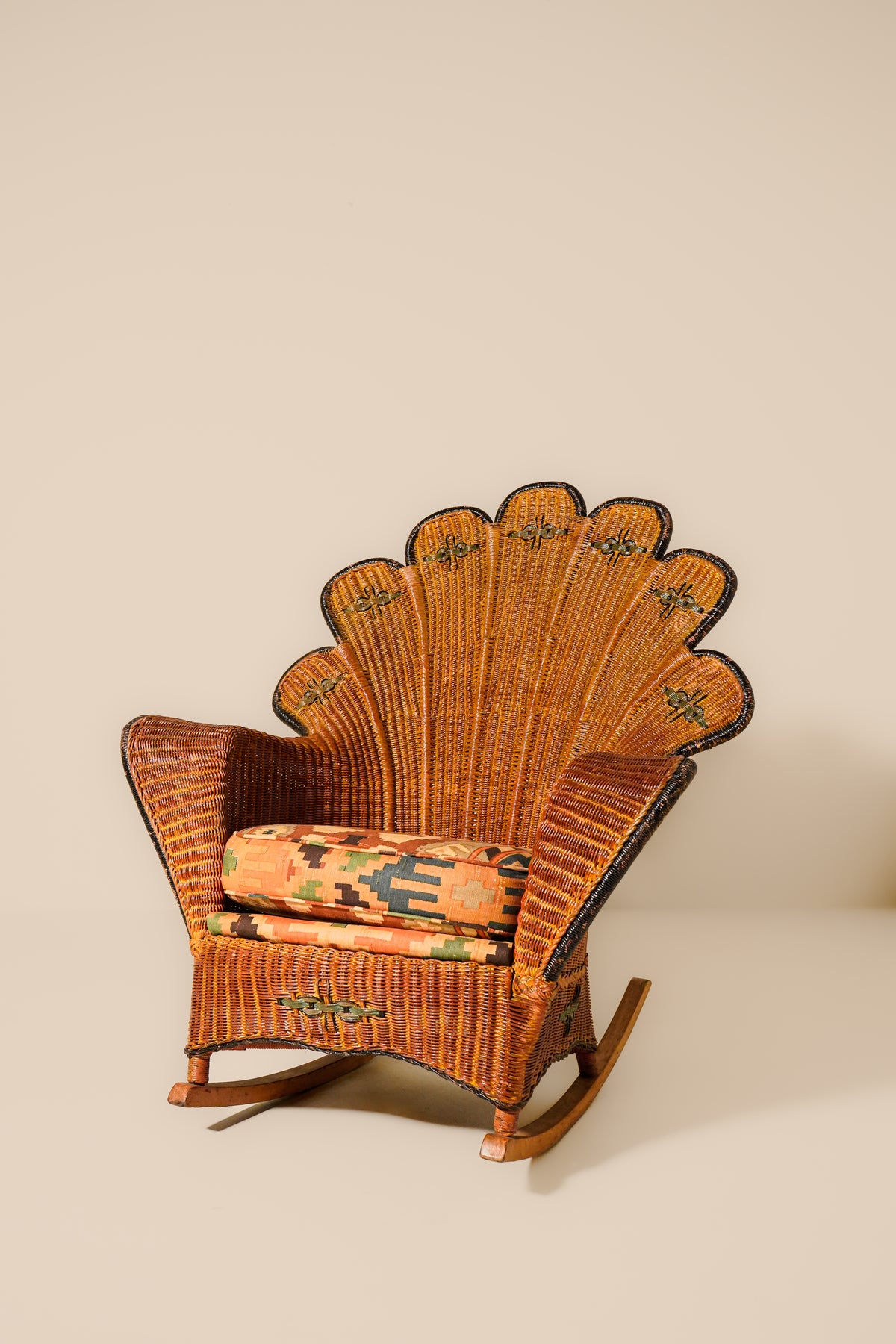 Art Deco Wicker Rocker — 1910