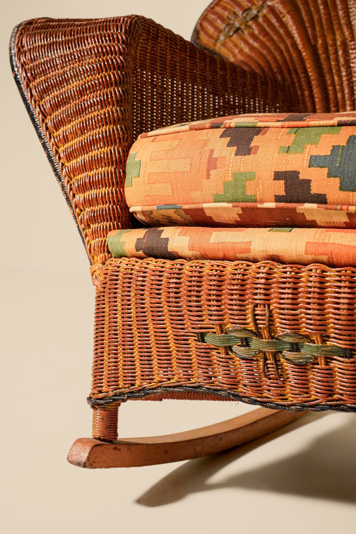 Art Deco Wicker Rocker — 1910