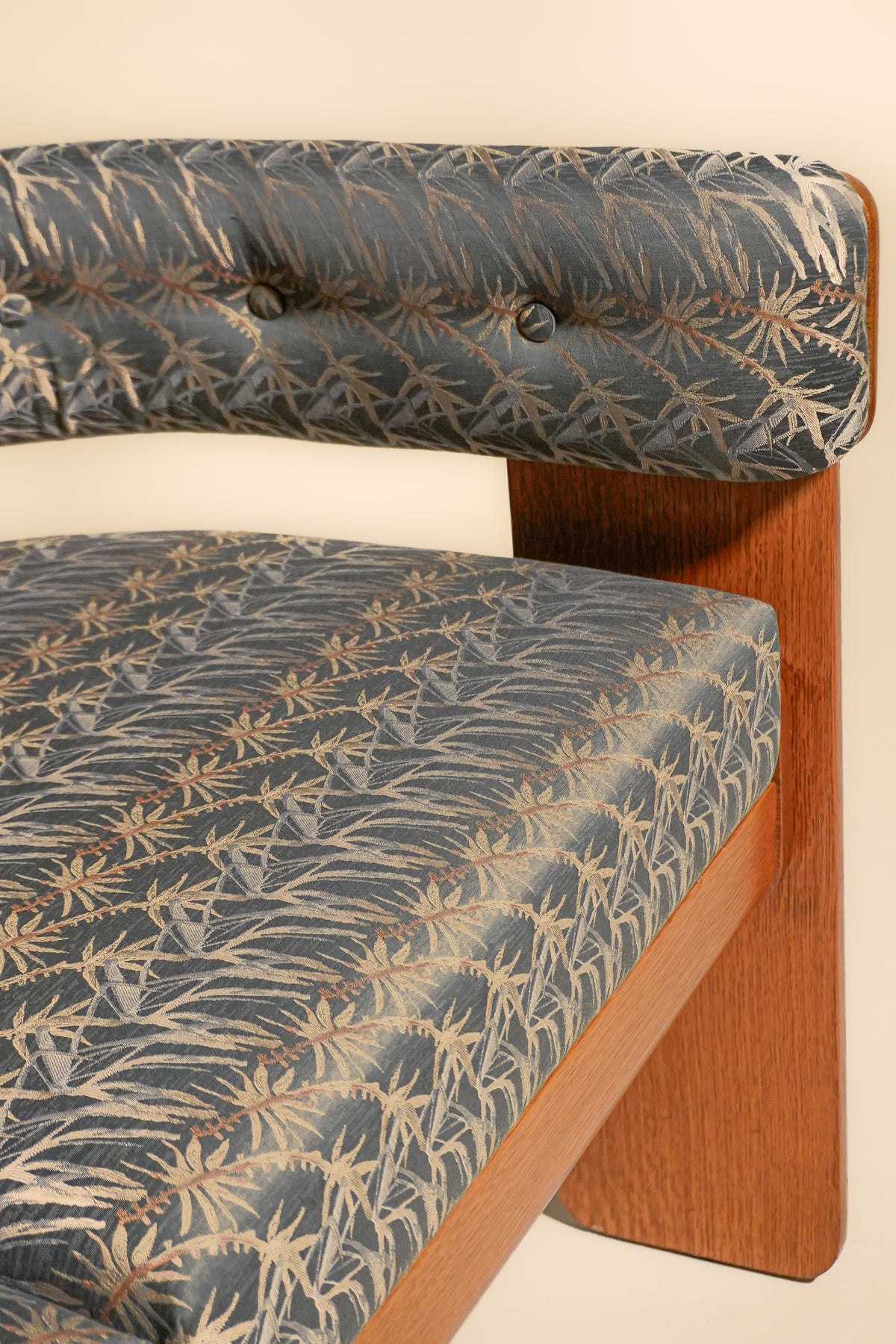 Oak Settee by Jens Risom — 1970s