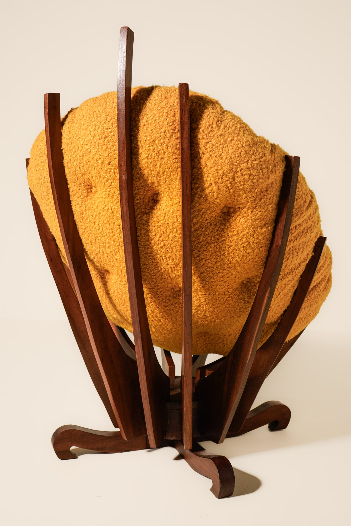 "Lacuna" Swivel Chair & Ottoman by Warren Pardi, 1977