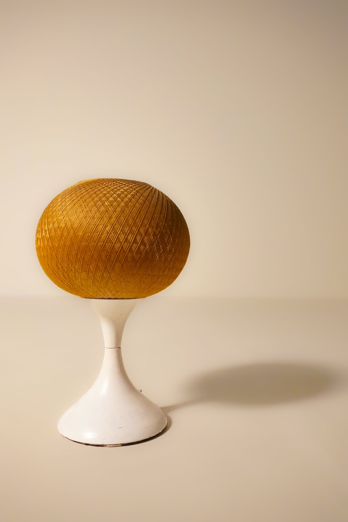 Mid-Century Modernist, Woven Cocoon Lamp