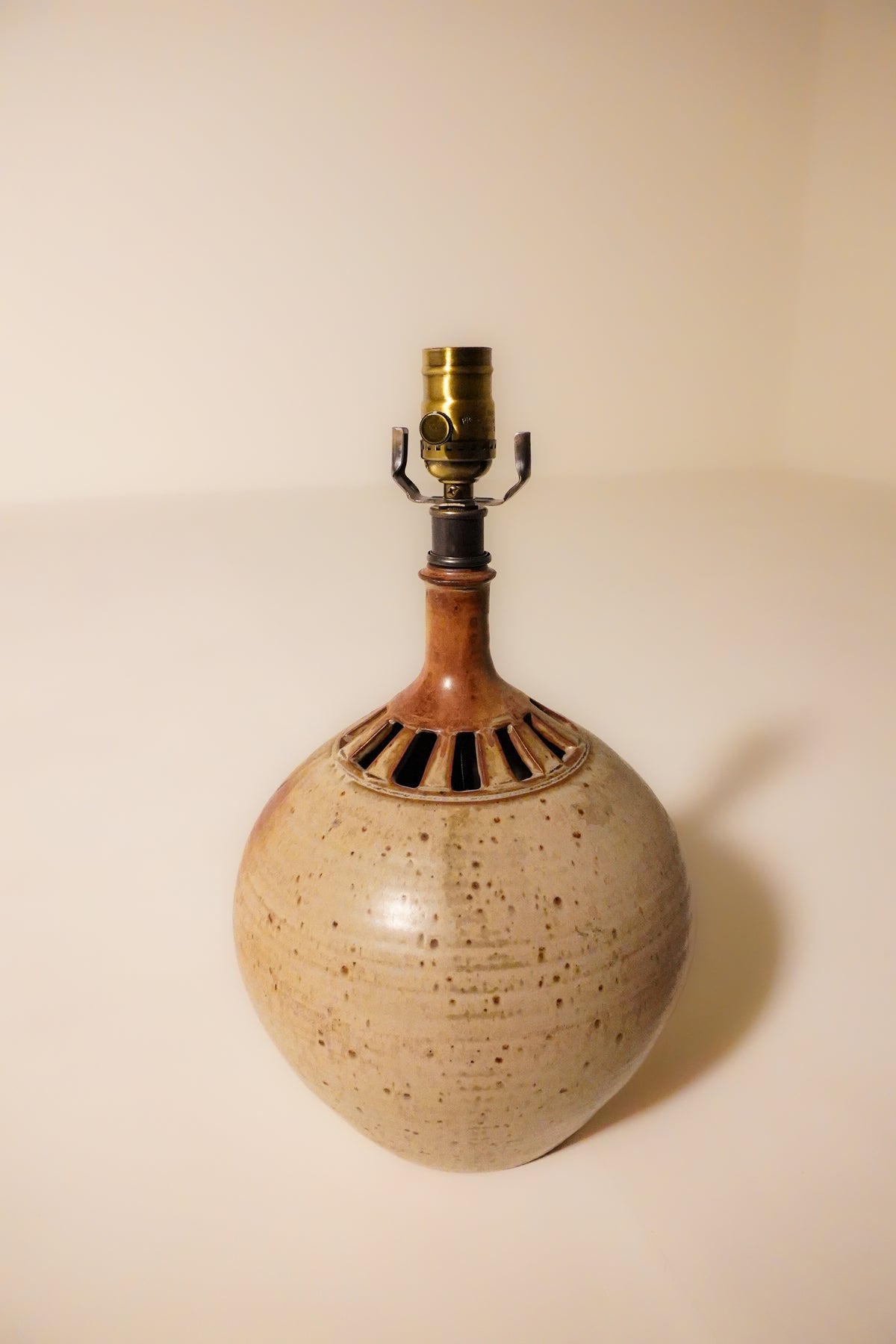 1970's French Ceramic Table Lamp