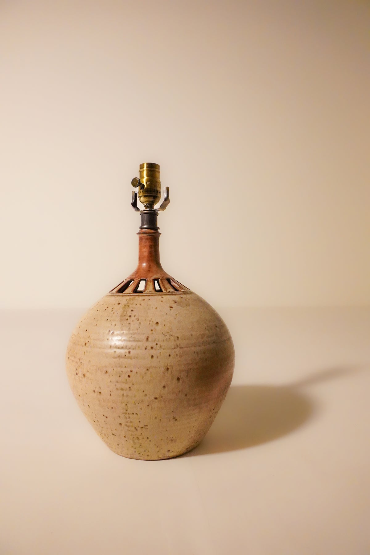 1970's French Ceramic Table Lamp