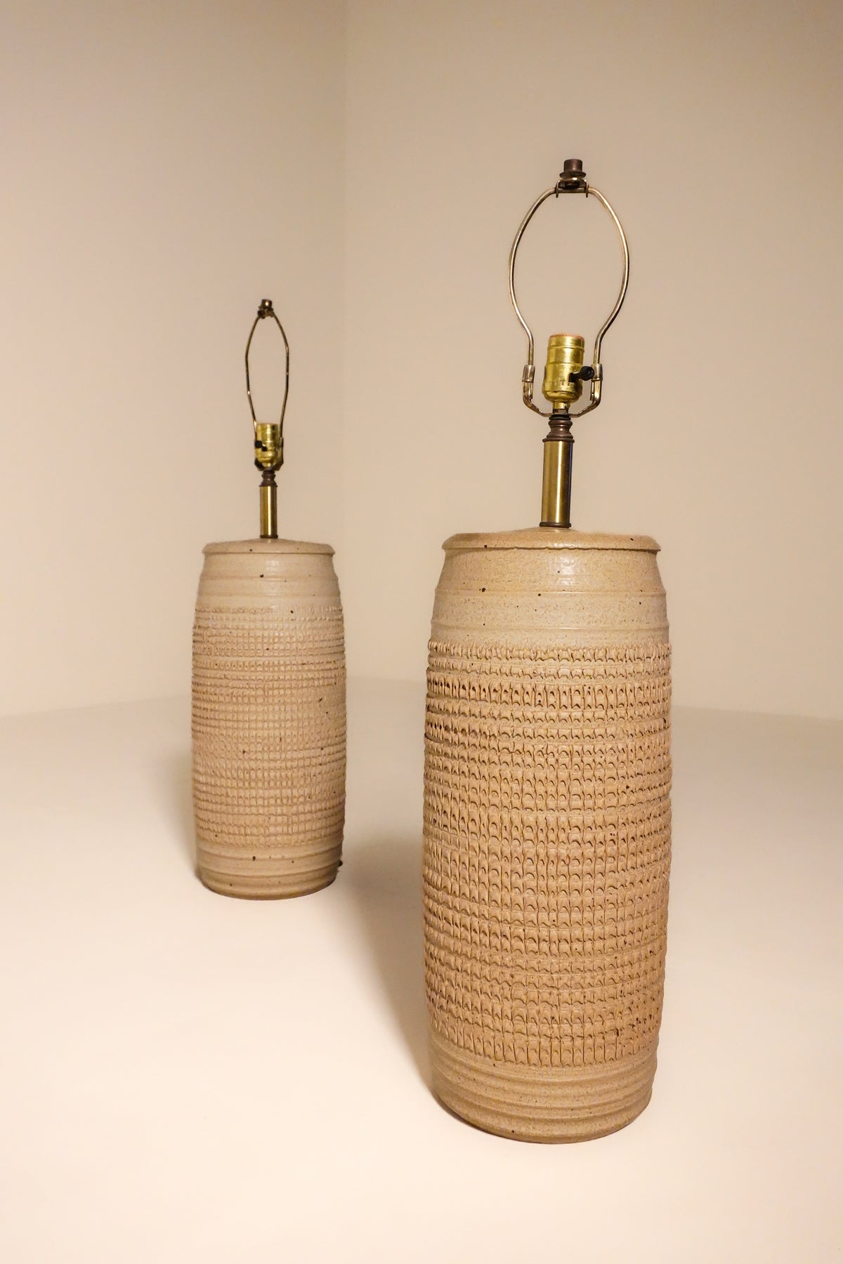 Bob Kinzie Studio Pottery Lamps