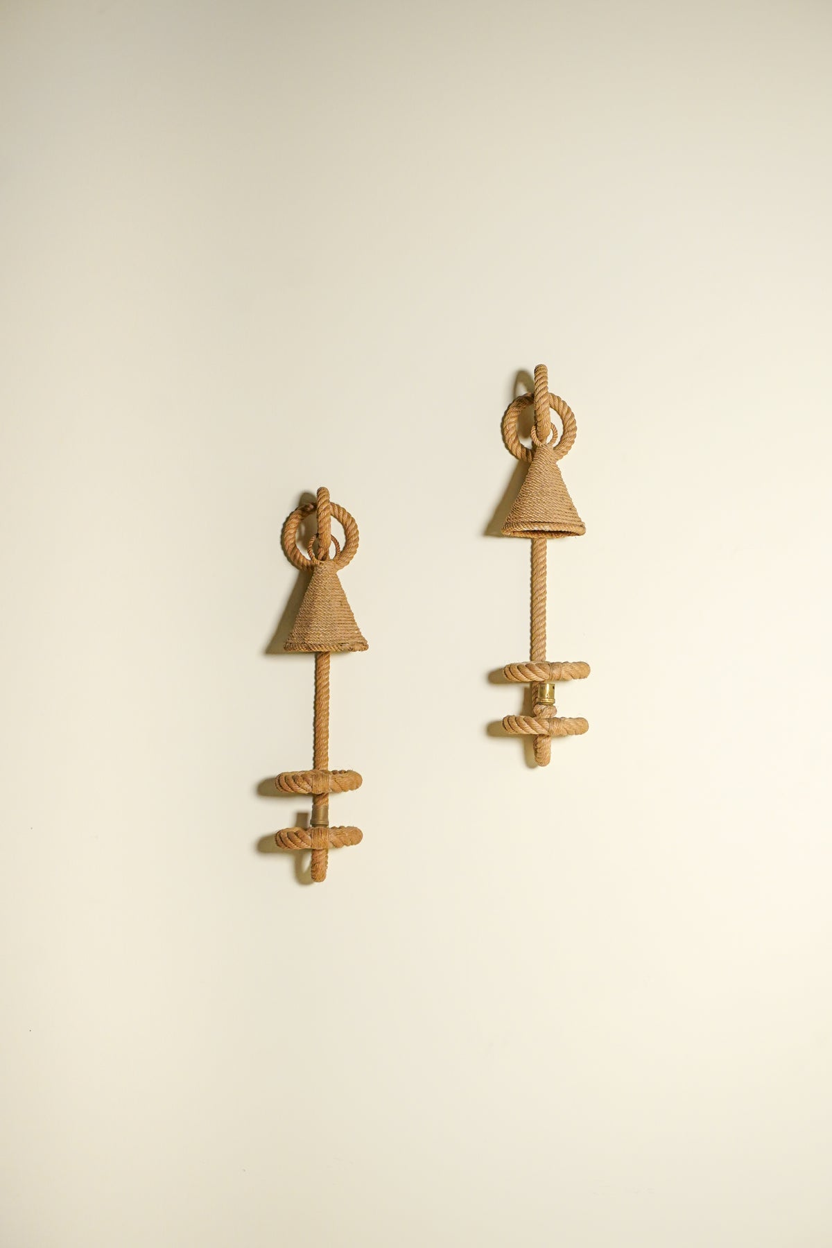 1950s Rope Lantern Sconces