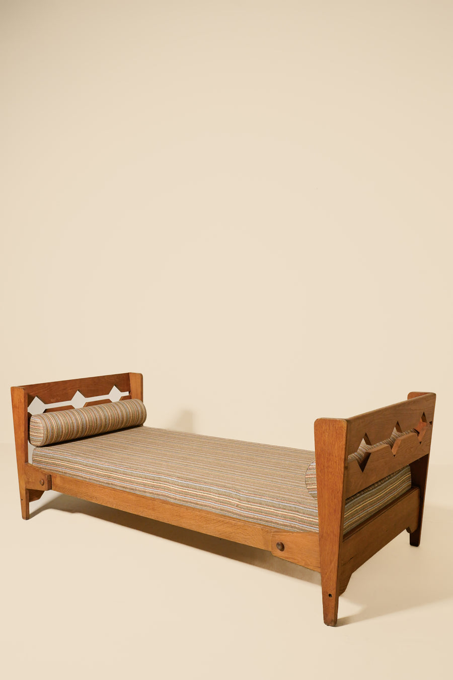 Oak Daybed by Guillerme et Chambron — France