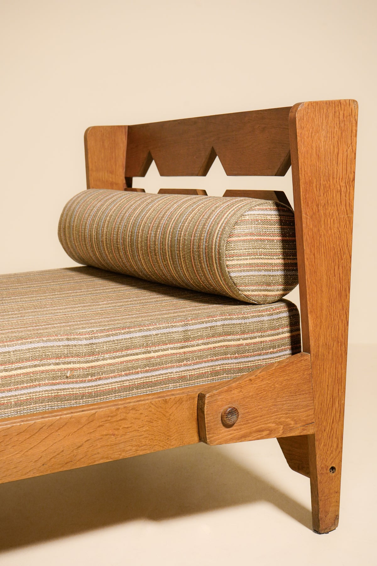 Oak Daybed by Guillerme et Chambron — France