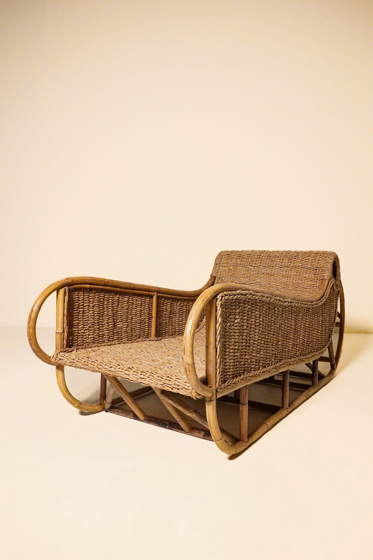 Rattan Sleigh