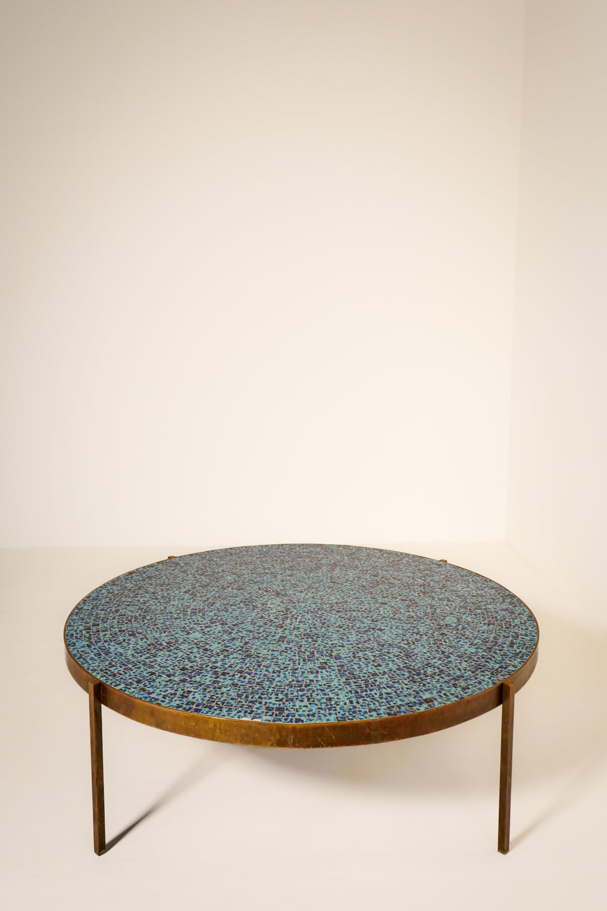 Italian Mid-Century Tiled Coffee Table