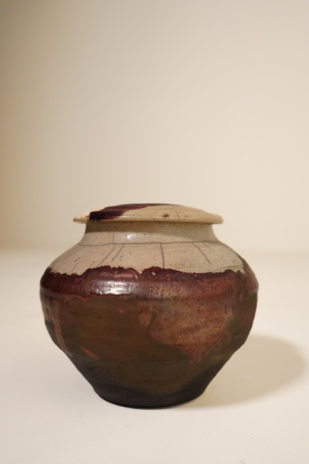Studio Pottery Jar, in the Style of John Glick