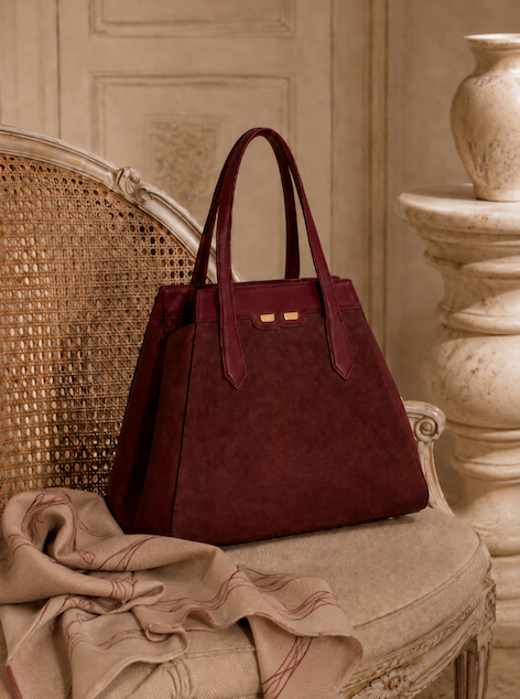 CB X BENE, THE PAGE BAG In Dark Burgundy