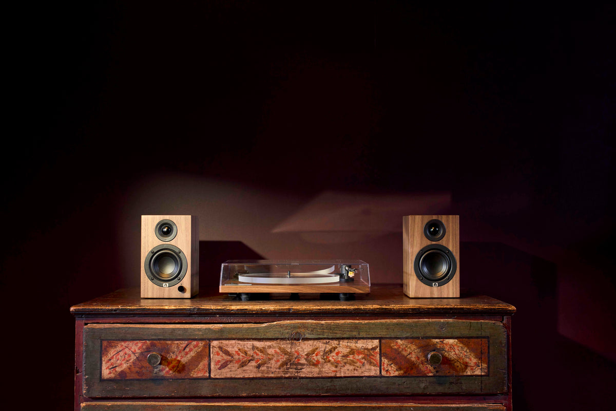 Orbit Custom Record Player & Ethos Powered Speakers