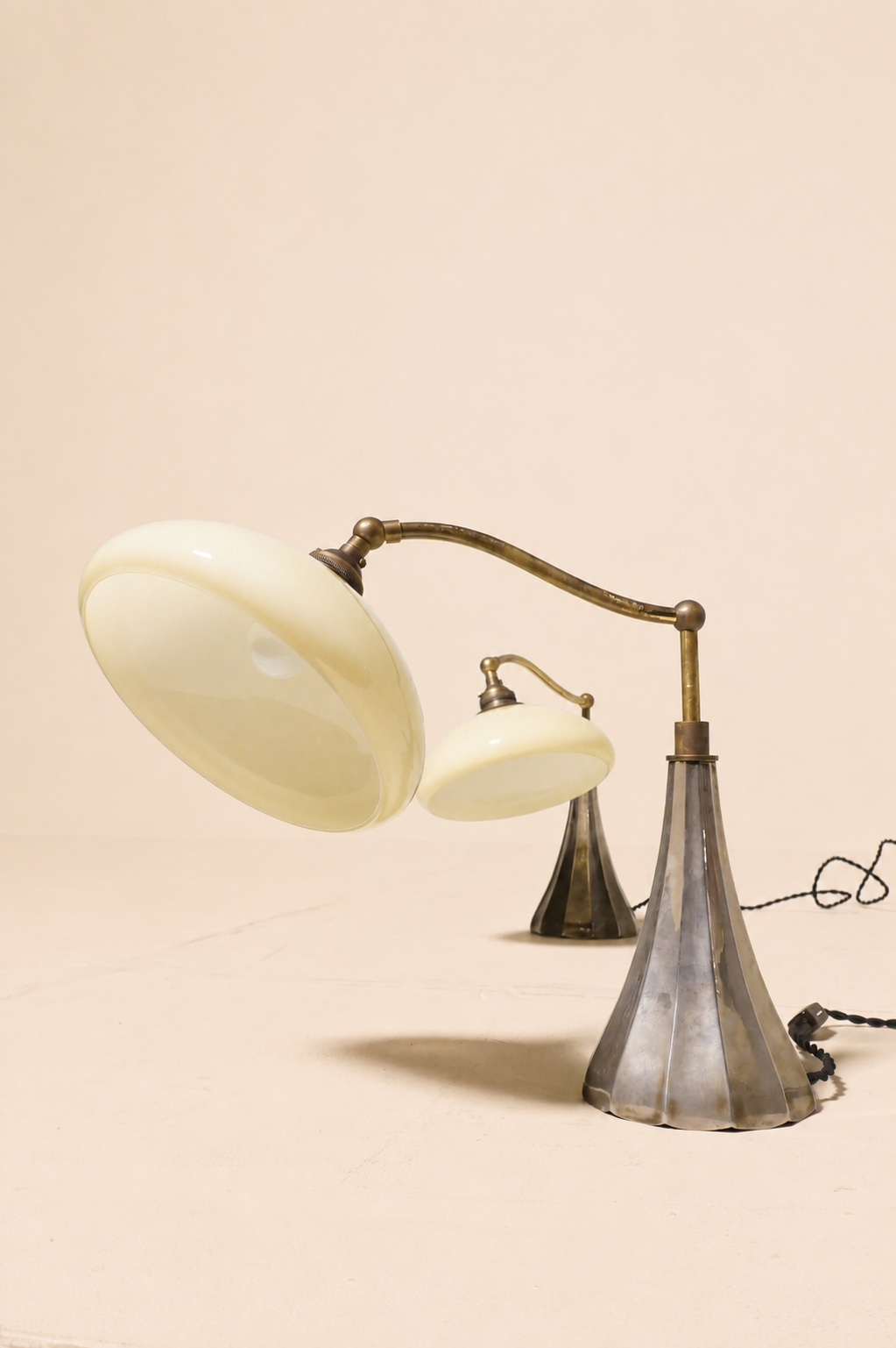 "Halos" Table Lamps, Pair